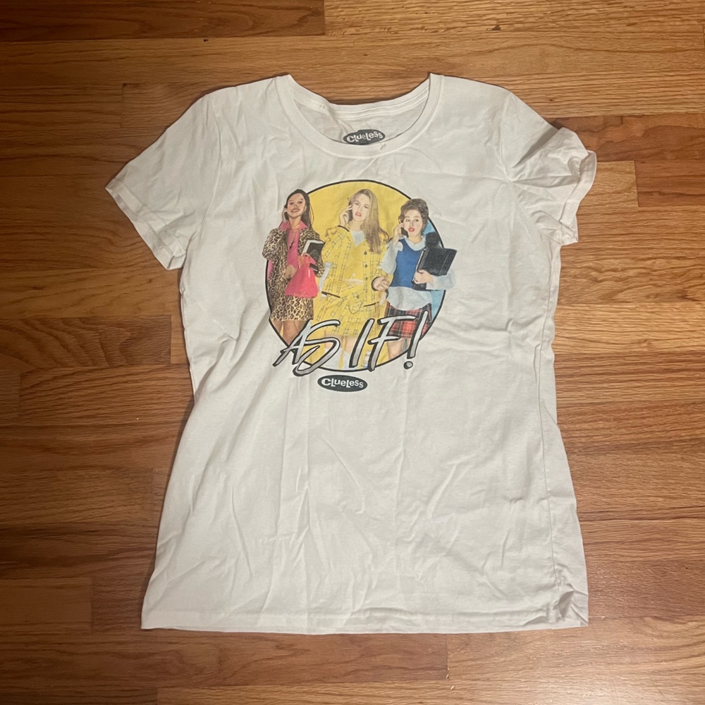 clueless graphic tee shirt - size medium